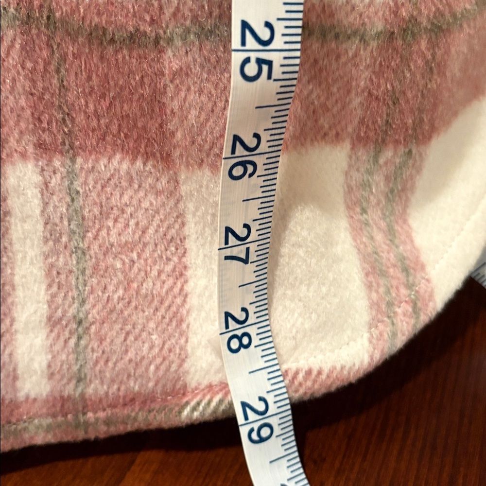 Mud Pie Highland Plaid Womens Oversized Shacket Size S - Picture 6 of 10